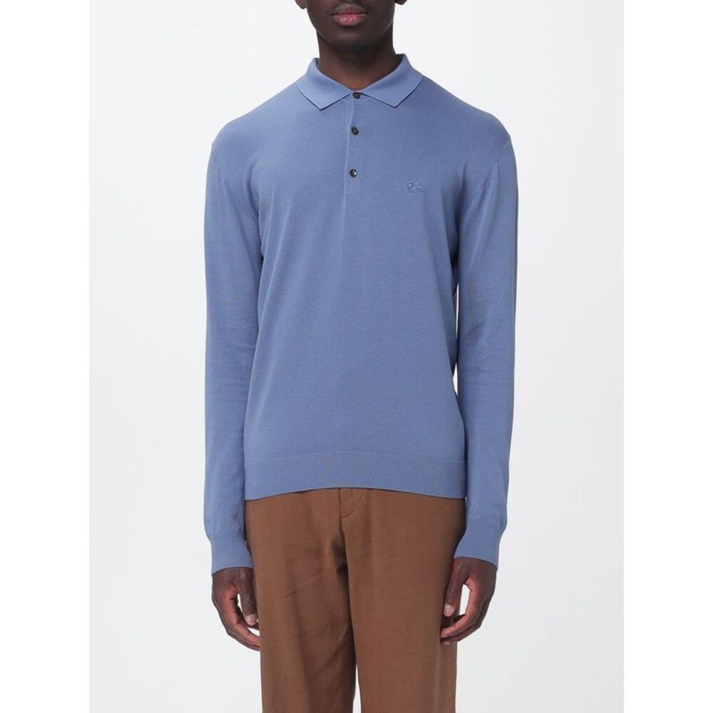 Etro Polo Shirt Men Blue